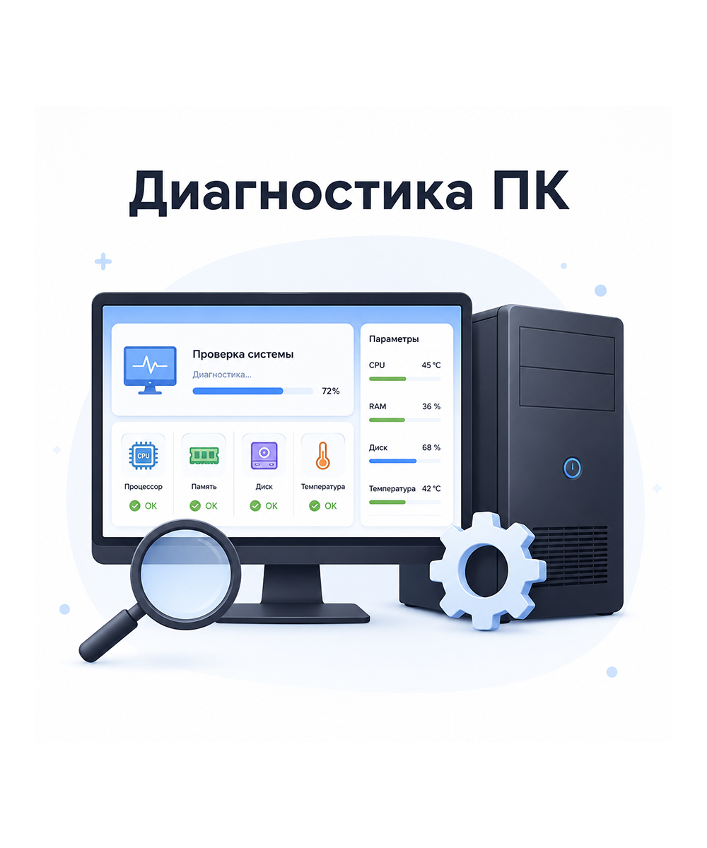 Диагностика ПК и ноутбуков