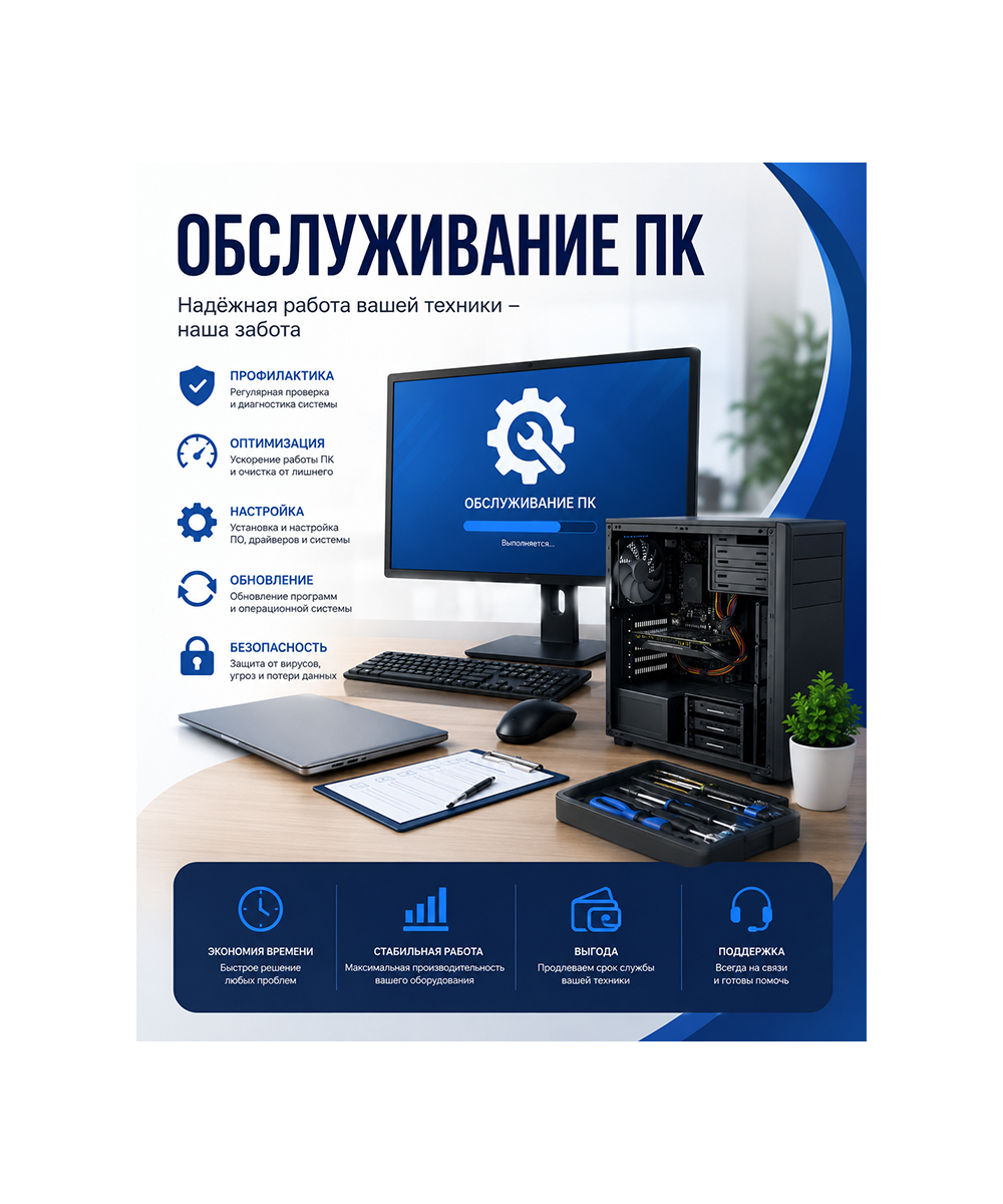 Обслуживание ПК